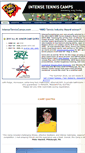 Mobile Screenshot of intensetenniscamps.com